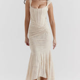 LILLY™ – VESTIDO LONGO CORSET COM ELEGANTE MODELAGEM