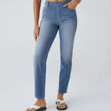 IRINA™ – CALÇAS ELÁSTICAS E CONFORTÁVEIS COM CINTURA SUBIDA