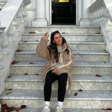 NOELIA™ – CASACO TEDDY OVERSIZED COM FECHO