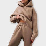 MARELLA™ – CONJUNTO COM CAPUZ E CONFORTO MODERNO