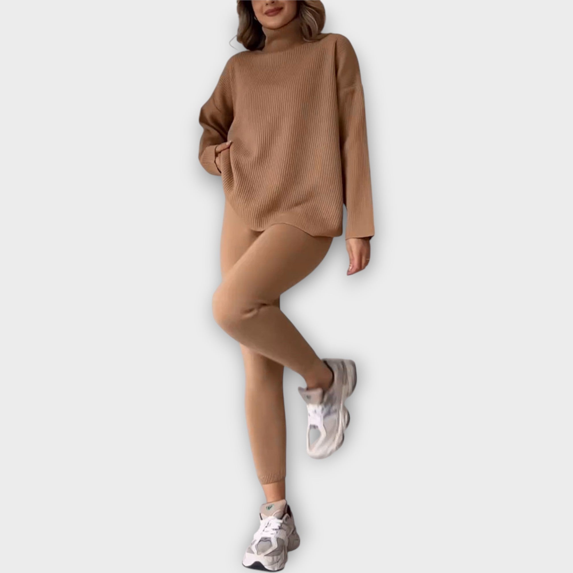 VERÓNICA™ – CONJUNTO DE MALHA DE ESTÉTICA MODERNA