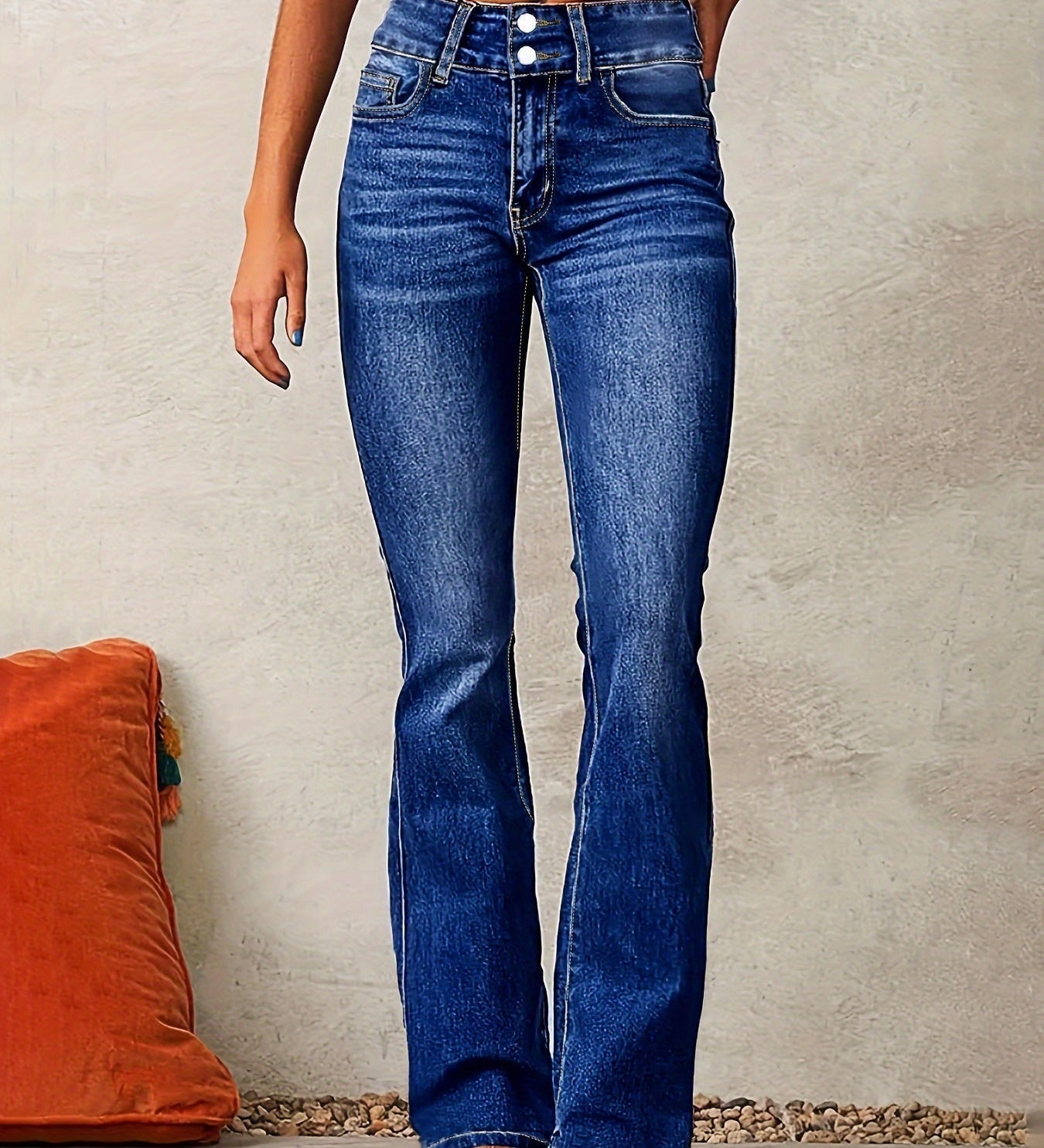 AYA™ – JEANS DE CINTURA ALTA DE CORTE AMPLO