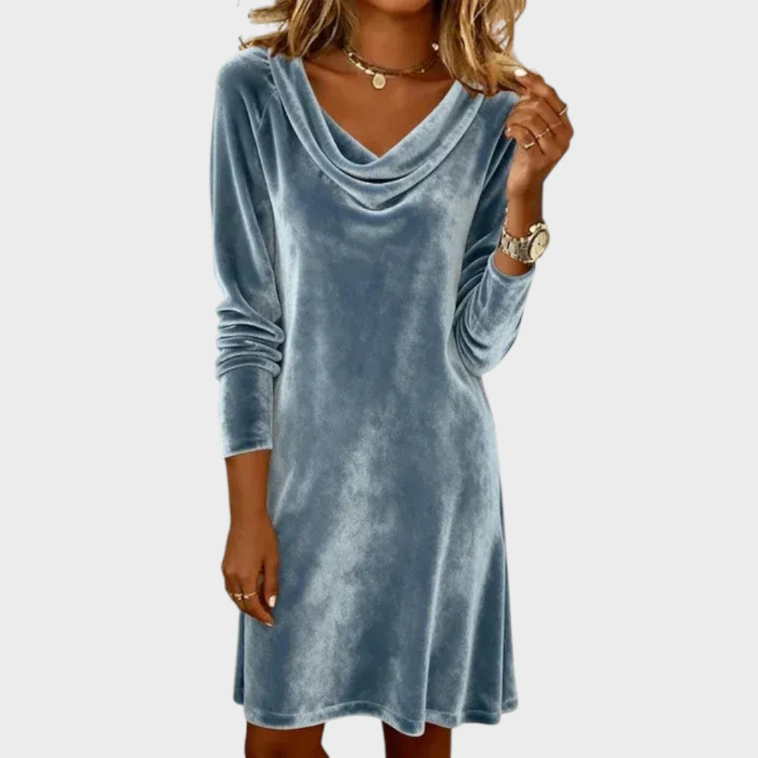 CÉLIA – VESTIDO DE VELUDO