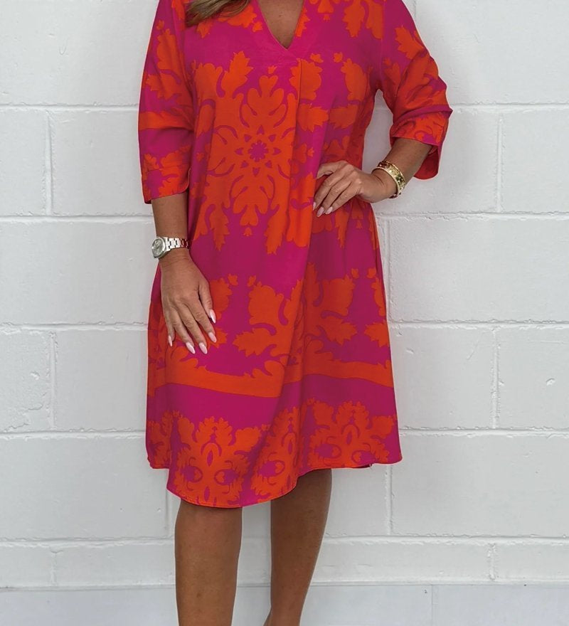 CELESTE™ – VESTIDO DE PRIMAVERA COLORIDO QUE IRRADIA LEVEZA E FEMINILIDADE