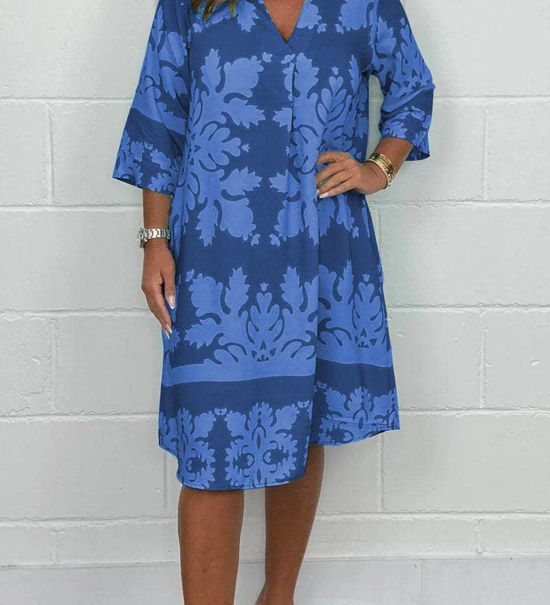 CELESTE™ – VESTIDO DE PRIMAVERA COLORIDO QUE IRRADIA LEVEZA E FEMINILIDADE