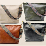 ZENA™ – MALA DE OMBRO EM COURO DE DESIGN INTEMPORAL