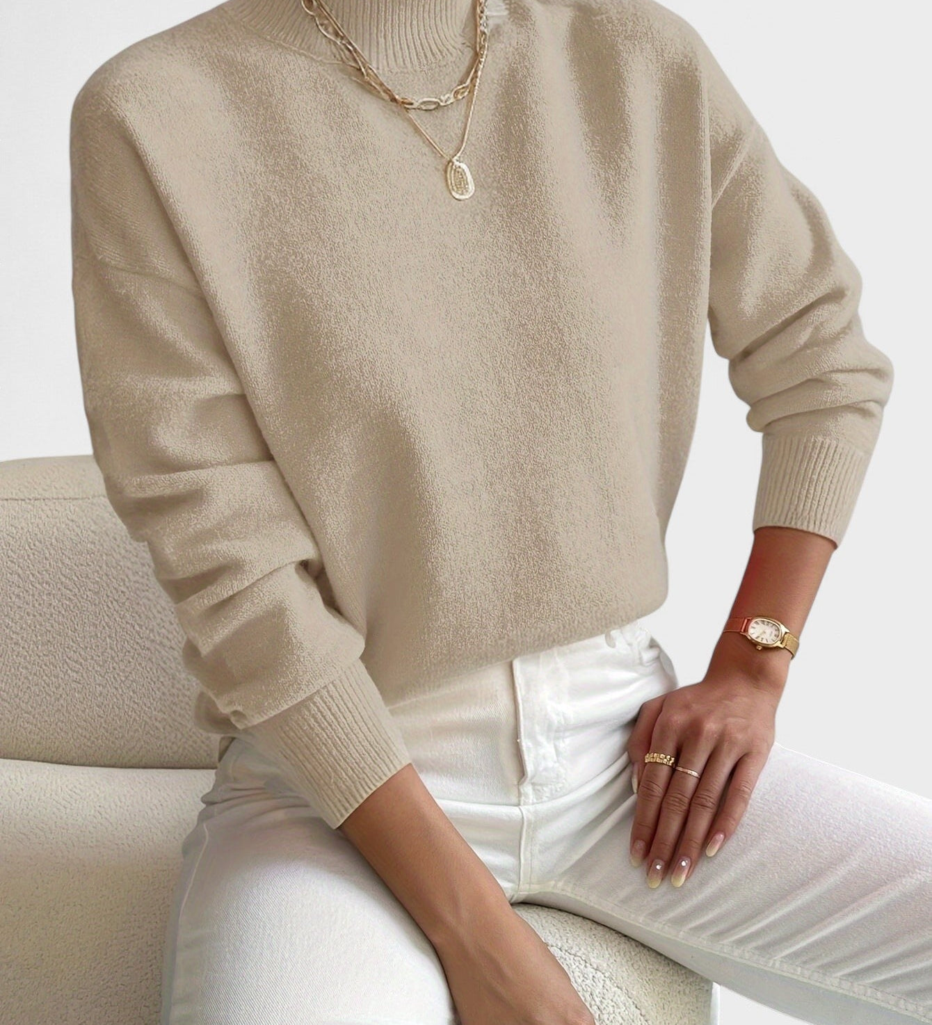 PETRA™ – MALHA ELEGANTE DE GOLA ALTA