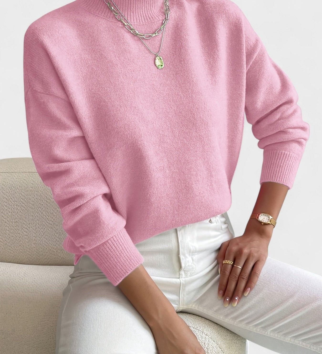 PETRA™ – MALHA ELEGANTE DE GOLA ALTA