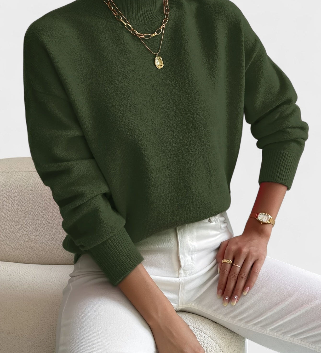 PETRA™ – MALHA ELEGANTE DE GOLA ALTA