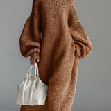 SARA™ - VESTIDO TRICOTADO MAXI