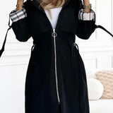 NATALIE™ – CASACO FEMININO COM FECHO FRONTAL E DESIGN MODERNO