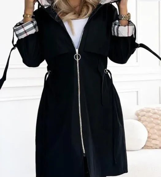 NATALIE™ – CASACO FEMININO COM FECHO FRONTAL E DESIGN MODERNO