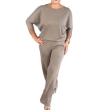 DORREN™ - CONJUNTO ELEGANTE DE 3 PEÇAS COM CARDIGAN LONGO, TOP E CALÇAS