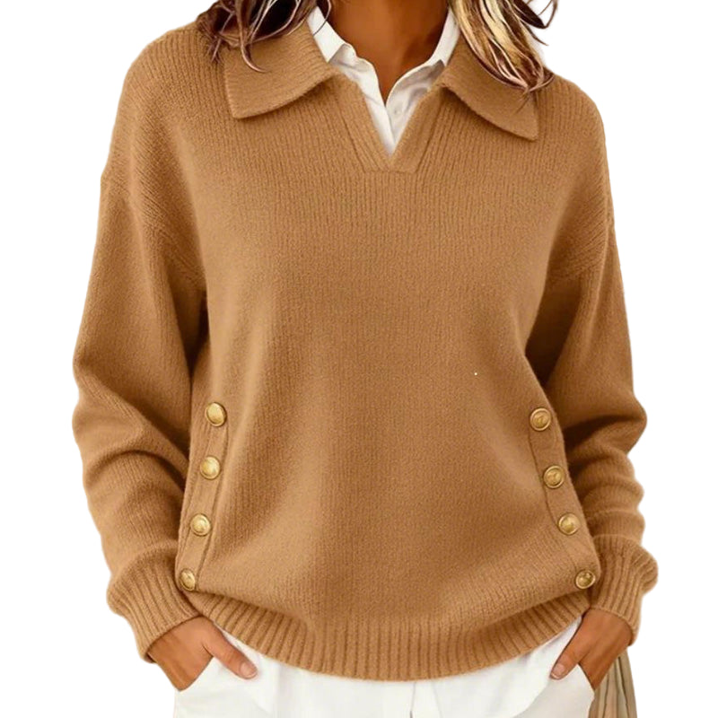 MEL™ - CAMISOLA DE MALHA COM DECOTE EM V