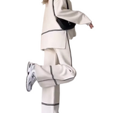 RITA™ - CONJUNTO DE MALHA COM GOLA ALTA