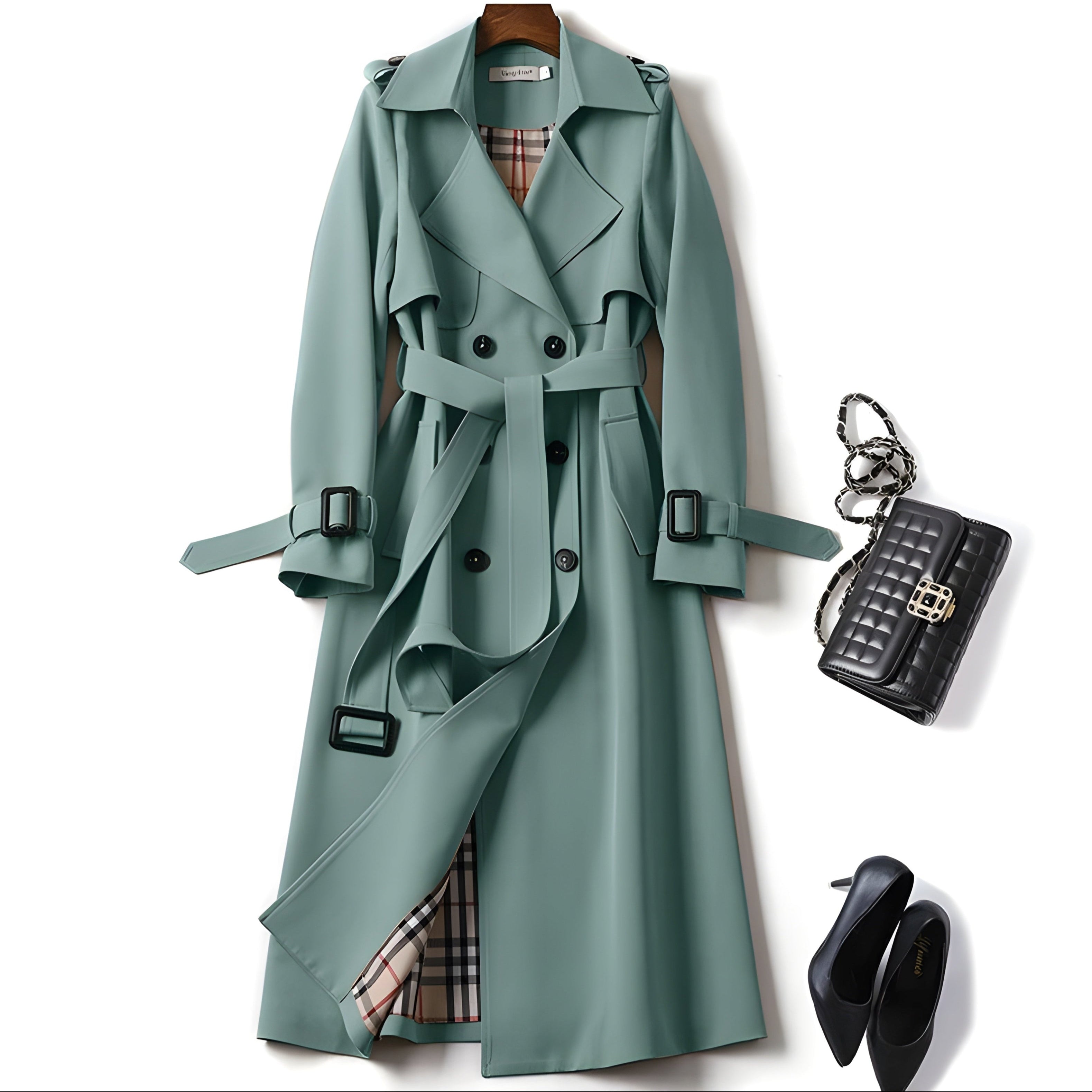 ALEXANDRA™ – TRENCH COAT ELEGANTE COM DESIGN INTEMPORAL